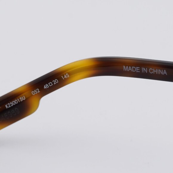 Kenzo KZ50015U 052 Eyeglasses Havana/Gold 48mm Round Frame - Picture 5 of 8